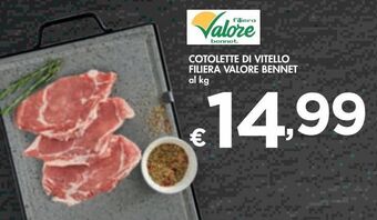Bennet Cotolette di vitello filiera valore bennet offerta