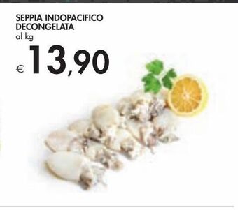 Seppia indopacifico decongelata