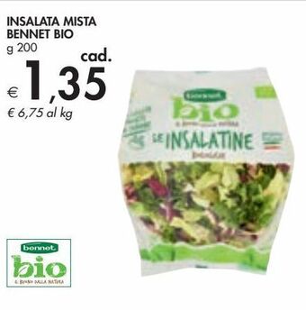Bennet Insalata mista bennet bio g 200 offerta