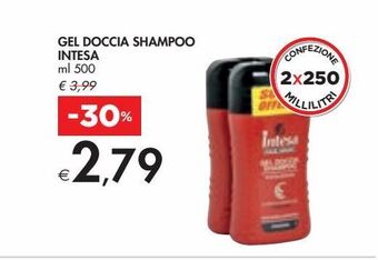 Bennet Gel doccia shampoo intesa ml 500 offerta