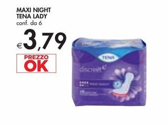 Bennet Maxi night tena lady offerta