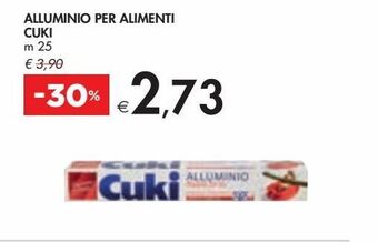 Bennet Alluminio per alimenti cuki m 25 offerta