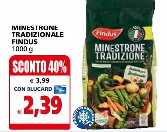 Il Gigante Minestrone tradizionale findus offerta