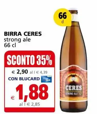 Il Gigante Birra ceres offerta