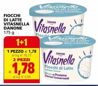 Il Gigante Fiocchi di latte vitasnella danone offerta