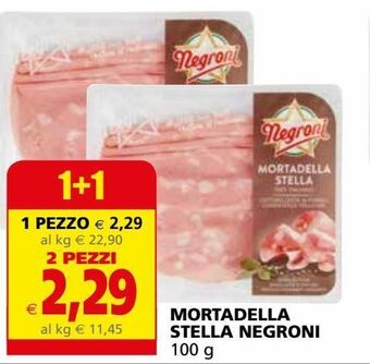 Il Gigante Mortadella stella negroni offerta