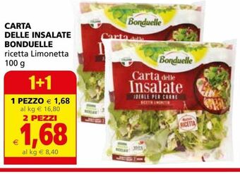 Il Gigante Carta delle insalate bonduelle offerta