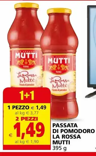 Il Gigante Passata di pomodoro la rosa mutti offerta