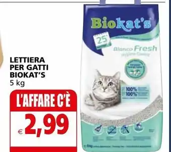 Il Gigante Lettiera per gatti biokat's offerta