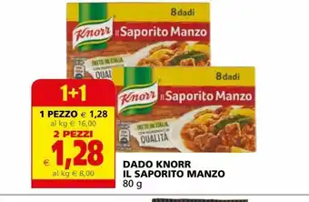 Il Gigante Dado knorr il saporito manzo offerta