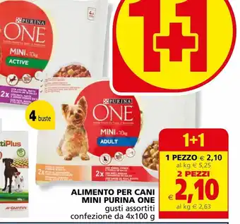 Il Gigante Alimento per cani mini purina one offerta