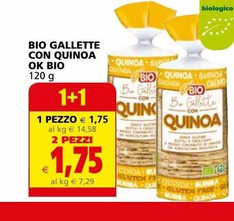 Il Gigante Bio gallette con quinoa ok bio offerta