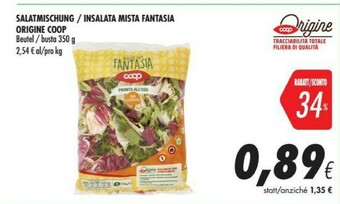 Coop Coop Insalata Mista Fantasia offerta