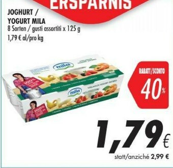 Coop Mila Yogurt offerta