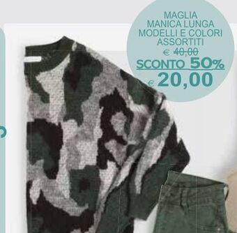 Il Gigante Maglia manica lunga offerta