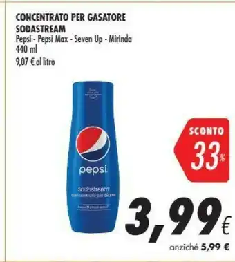 Coop SodaStream Pepsi 440 ml offerta