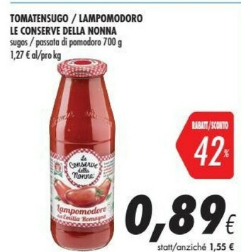 Coop Le Conserve della Nonna Passata di pomodoro offerta