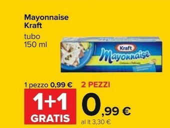 Carrefour Kraft Mayonnaise 150 G(ml) offerta
