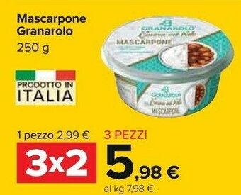 Carrefour Granarolo Mascarpone Cremoso 250 G(ml) offerta
