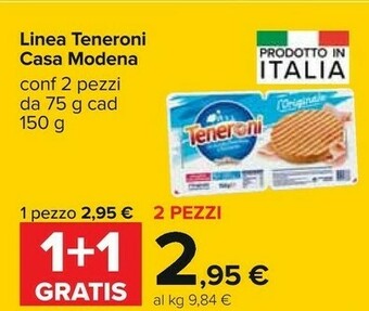 Carrefour Casa Modena Teneroni L'Originale 150 G(ml) offerta