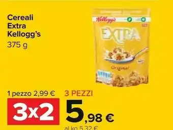 Carrefour Kelloggs Kellogg's - Extra Original 375 G(ml) offerta