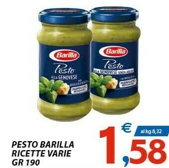 Vivo Supermercati Barilla Pesto offerta