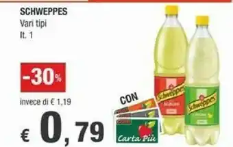 Crai Schweppes Limone 1000 G(ml) offerta