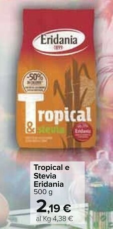Carrefour Eridania Zucchero di canna offerta