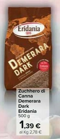 Carrefour Eridania Zucchero di canna offerta