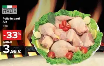 Carrefour Aia Pollo In Parti 1 Kg offerta
