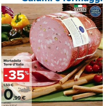 Carrefour Terre d'Italia Mortadella offerta