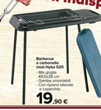 Carrefour Barbecue A Carbonella Mod Hyba S20 offerta