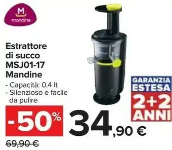 Carrefour Mandine Piccoli elettrodomestici offerta