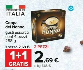 Carrefour Motta Coppa Del Nonno Classica 288 G(ml) offerta