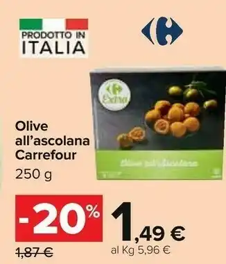 Carrefour Carrefour Olive All'ascolana 250 G offerta