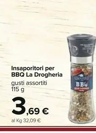 Carrefour La drogheria 1880 Insaporitori Per Bbq 115 G offerta