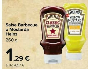 Carrefour Heinz Rich & Smokey Barbecue Classic 260 G(ml) offerta