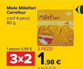 Carrefour Carrefour Miele Millefiori 80 G offerta