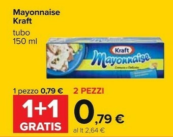 Carrefour Kraft Mayonnaise 150 G(ml) offerta