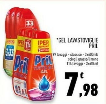Conad Superstore Pril Detersivo lavastoviglie offerta