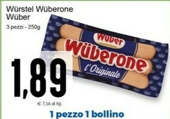 Conad Superstore Wuber Wurstel offerta