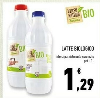 Conad Superstore Natura bio Latte parzialmente scremato offerta