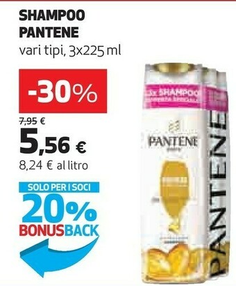Coop Pantene Shampoo offerta