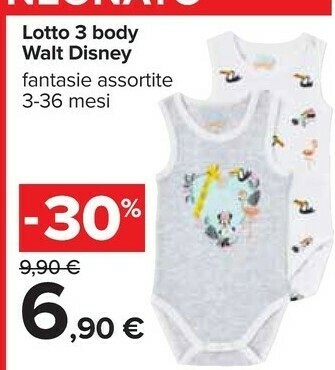 Carrefour Disney Abbigliamento neonato offerta
