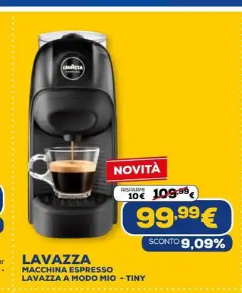 Euronics Macchina da caffè lavazza lavazza a modo mio - tiny offerta