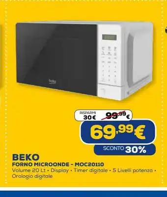 Euronics Forno microonde - moc20110 beko offerta