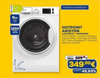 Euronics Hotpoint ariston lavatrice - eunr429g offerta