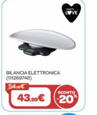 Bimbo Store Bilancia elettronica offerta