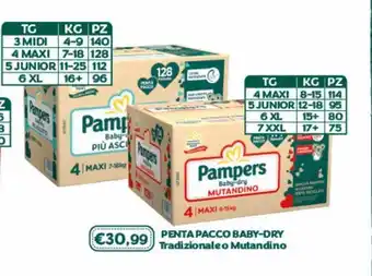 Bimbo Store Penta pacco baby dry maxi offerta
