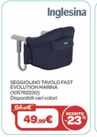 Bimbo Store Seggiolino tavolo fast evolution marina offerta